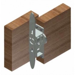 416-1 Bi-passing: Tite-Tite Bolt w/ Flush Keeper-Zinc