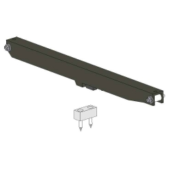 43CUSH Cushioned Stop for Flat Track Hardware