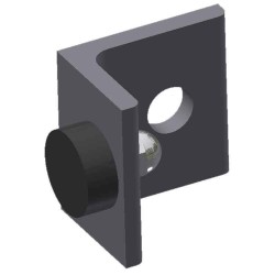  Flat Track Stop w/ Heavy Bumper