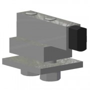  5.00 Concealed Track Stop for #5 Track