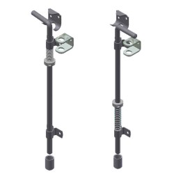  Cane Bolt 5/8" x 18" Spring Hold Up or Down Assembly