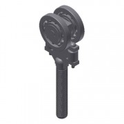 5B Two Wheel Ball Bearing Truck, 5/8 Pend.-Zinc