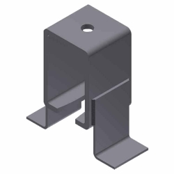  Overhead Center Bracket w/ Soffit Clips