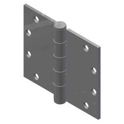  5" x 6" Full Mortise Butt Hinge, Ball Bearing