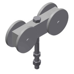 6S-1B Truck, Ball Bearing, 1/2 Pend.-SS #2b