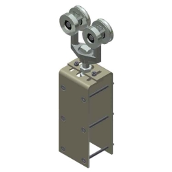  Hanger, Ball Bearing, 2,500 lb Capacity for 2-1/2" to 3-3/4" Thick Doors