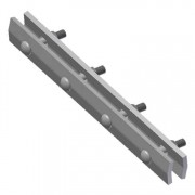 CRR20-SP Splice Bars w/ fasteners for 20# Rail (1 Set)-Prime Ptd