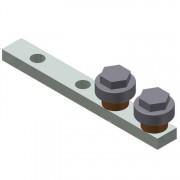  Concealed Stay Roller, 2 Wheel