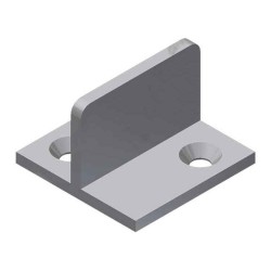 CTG160 Concealed "T" Guide (1-3/8"min door)-Alum.