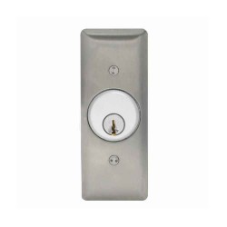 KS830BBN Momentary Keyswitch w/ 1-11/16 x 4-1/2 Face Plate (No Cylind