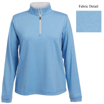  7203 - Women's Smooth Jersey 1/4 Zip Pullover