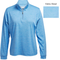  Style 7215 - Women's Heather 1/4 Zip Pullover