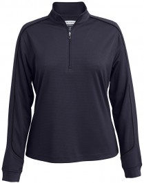  Style 7298 - Women's Textured 1/4 Zip