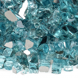 AFFAZBLRF1210J 1/2" Azuria Reflective, 10 lb. Jar Fire Glass