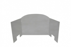 FBSP30 30" POLISHED FIREBACK-TRADITIONAL PETERSON