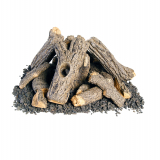 OCL34 OUTDOOR CAMPFIRE DESGNER OAK LOGS/CHIPS