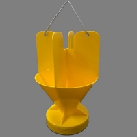 GL/TR-9001-25Y TR&Eacute;C&Eacute; JAPANESE BEETLE (JB) TRAP TOP, YELLOW, 25/CS