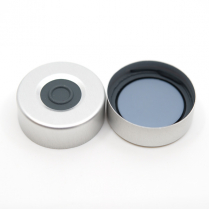 CLS-0030 20mm Aluminum Crimp Cap, 3mm Pharmafix Septa (PTFE/Butyl)
