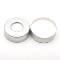 CLS-9981 20mm silver crimp cap w/ 3mm PTFE/Silicone Septa