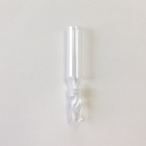 I025BS-629S 250&micro;L Silanized Glass Conical Insert Bottom Spring