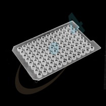 IS07-9614 96 Well Cap Mat, Round, 100% Sil., PTFE Coating w/Slit