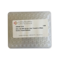 VB309-1232 2mL Clr WM Screw Vial  Fused in 300&micro;L Insert, Fused Bottom