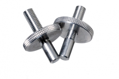 12534 ALUMINUM BASS BRIDGE ADJUST SCREWS, METRIC THREAD