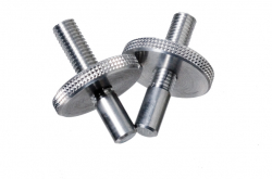 12534 ALUMINUM BASS BRIDGE ADJUST SCREWS, METRIC THREAD