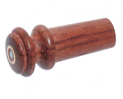 13229 VIOLA ENDBUTTON, ROSEWOOD, PARISIAN EYE