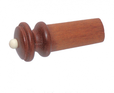 1324W VIOLIN ENDBUTTON, HILL STYLE BOXWOOD WHITE TIP