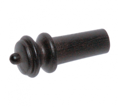 1325B VIOLIN ENDBUTTON, HILL EBONY BLACK