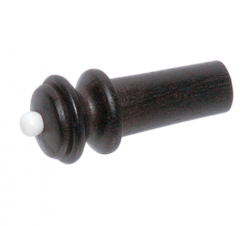 1325W VIOLIN ENDBUTTON, HILL EBONY WHITE