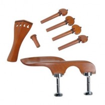 14761 ACC. SET, BOXWOOD, C.R., HEART PEGS, BLK PIN/COLLAR