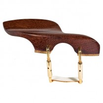 1513 VIOLIN CHINREST GUARN., ROSEWOOD, GOLD STD. HARDWARE