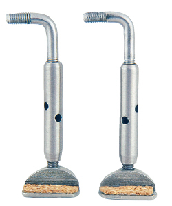 1573 CHINREST CLAMP, HILL, TITANIUM