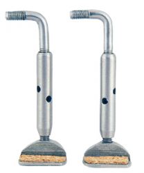 1573 CHINREST CLAMP, HILL, TITANIUM