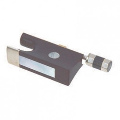 161 VIOLIN BOW FROG, EBONY, HALF-LINED