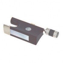 161 VIOLIN BOW FROG, EBONY, HALF-LINED