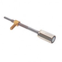 16221 VIOLA BOW SCREW, SOLID BUTTON, W/EYELET