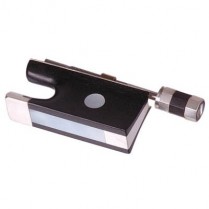 164 BOW FROG, VIOLIN, PURE SILVER, PLAIN, SINGLE EYE