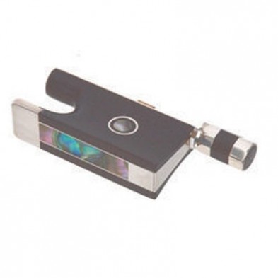 166 VIOLIN BOW FROG, PURE SILVER, EYE W/RING