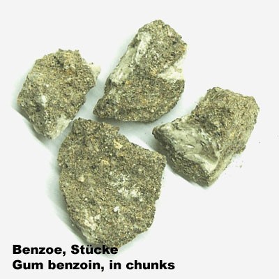 27303 GUM BENZOIN, CHUNKS W/ ALMOND, 100 GR.