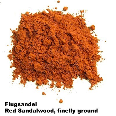 27322 RED SANDALWOOD, FINE GROUND, 100 GR.