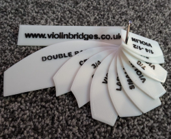 2804 PRINTED BRIDGE TEMPLATES SET