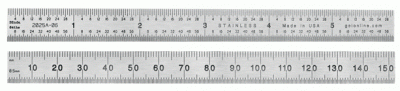 2817 6" / 150MM STAINLESS STEEL RULER