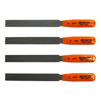 29103 VIOLIN NUT FILE SET, SET OF 4