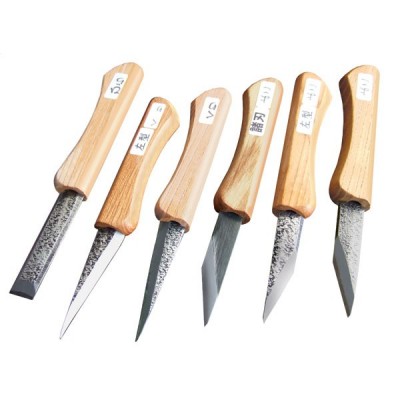 29115 MINI KNIFE SET, SIX JAPANESE CARVING KNIVES