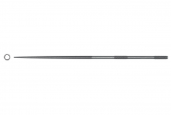 31604 GROBET SWISS ROUND FILE, 10CM OAL, CUT 0