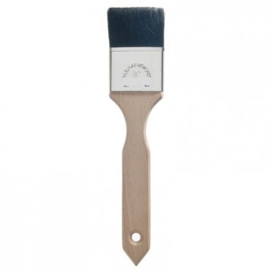34120 VARNISH BRUSH, FLAT, BLACK COW HAIR, 2"