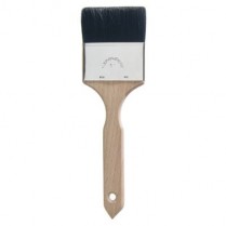 34130 VARNISH BRUSH, FLAT, BLACK COW HAIR, 3"